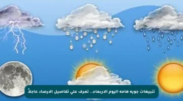 تنبيهات جوية هامة اليوم الأربعاء.. تعرف على تفاصيل الأرصاد عاجلاً